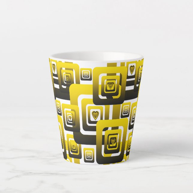 Activate My Heart Pattern Milchtasse (Vorderseite)