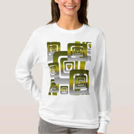 Activate My Heart Pattern Silver T-Shirt