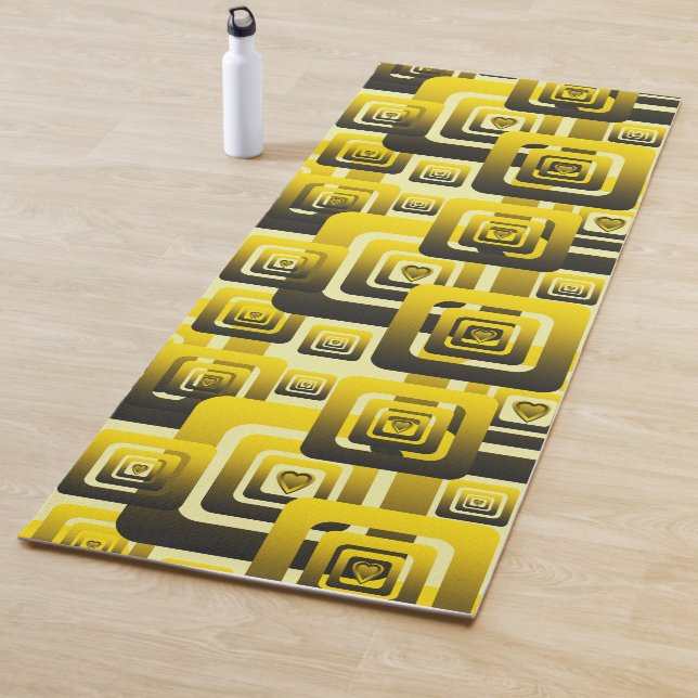 Activate My Heart Pattern Yogamatte (Beispiel)