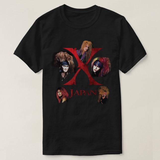 Active Horror Makeup Style Experience X Japan 1988 T-Shirt (Design vorne)