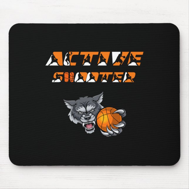 Active Shooter Basketball 1 Mousepad (Vorne)