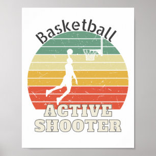 Active Shooter Basketball 1 Poster