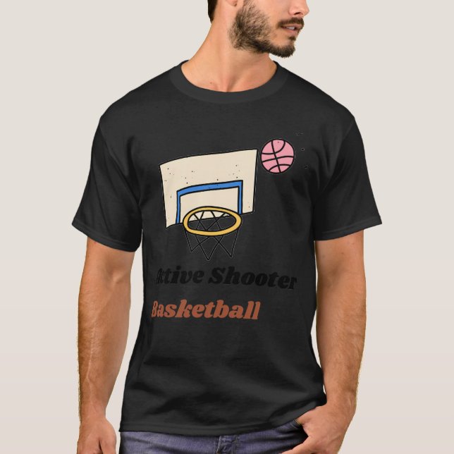 Active Shooter Basketball T-Shirt (Vorderseite)