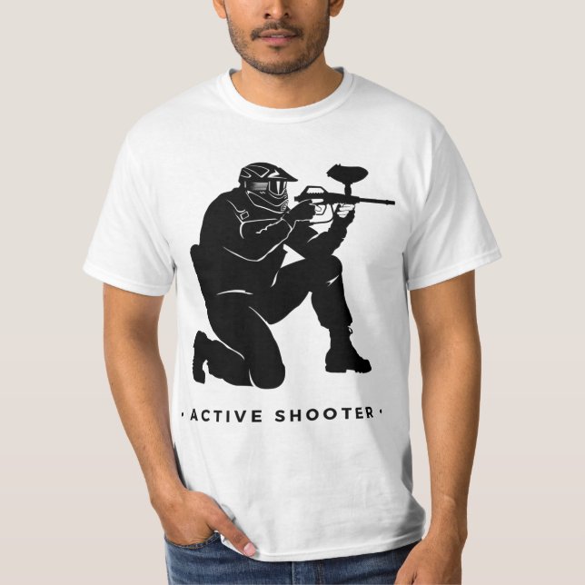 Active Shooter T-Shirt (Vorderseite)