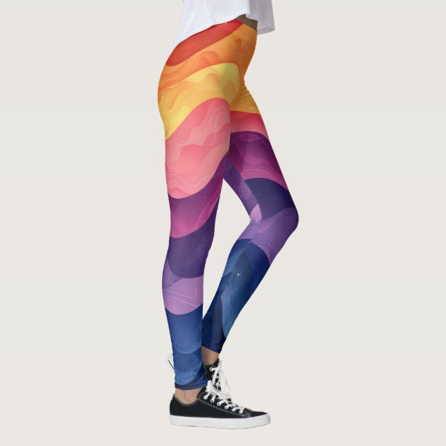 "ActiveFlex Girls' High Performance Yoga Leggings (Rechts)
