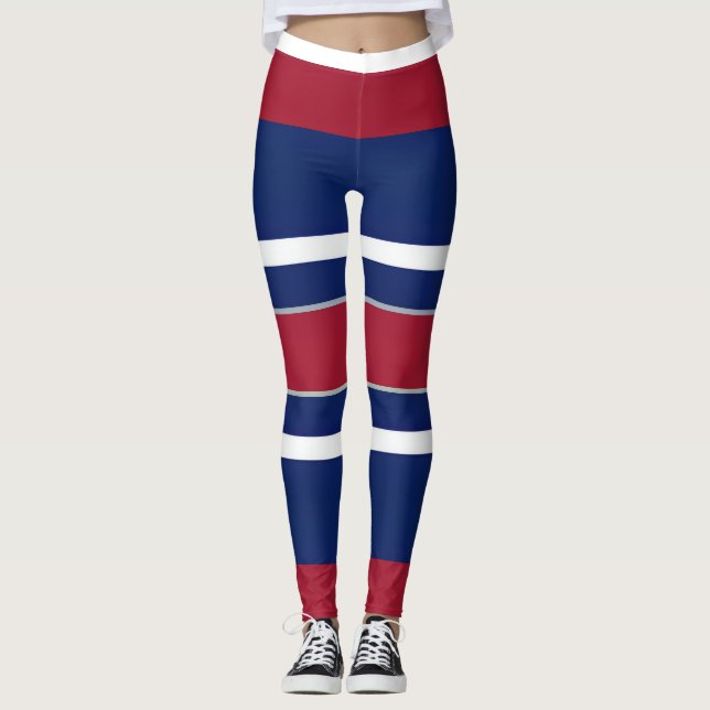Activewear-Leggings MID "TEAMFARBE #2" Leggings (Vorderseite)