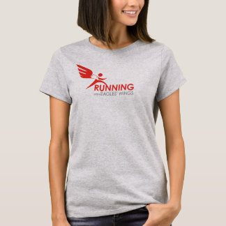 Activewear-T - Shirt: Laufen mit Eagles Flügeln T-Shirt