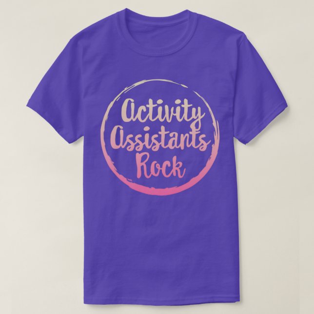 Activity Assistants Rock Shirt Activity Profession (Design vorne)