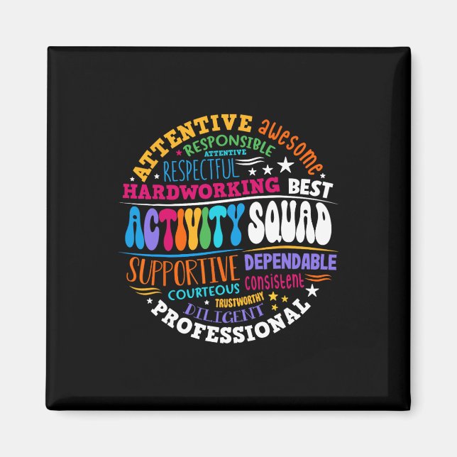 Activity Squad Sofort-Team Professionals Woche Dir Magnet (Vorne)