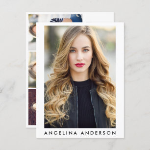 Actor Model 4 Foto Comp Card - Postkartengröße Postkarte