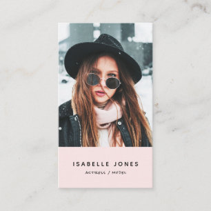 Actor Model Singer Dancer Foto Business Card Visitenkarte