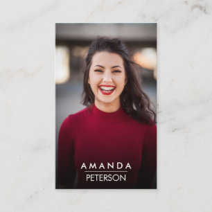 Actor Models Dancer Foto QR CODE Visitenkarte