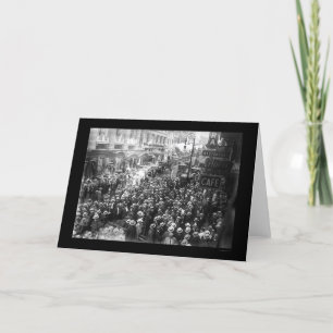 Actors Striking in New York City 1919 Karte