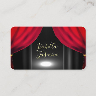 Actress actor influencer psychic  business card visitenkarte
