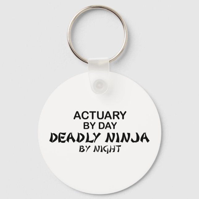 Actuary Deadly Ninja by Night Schlüsselanhänger (Vorderseite)