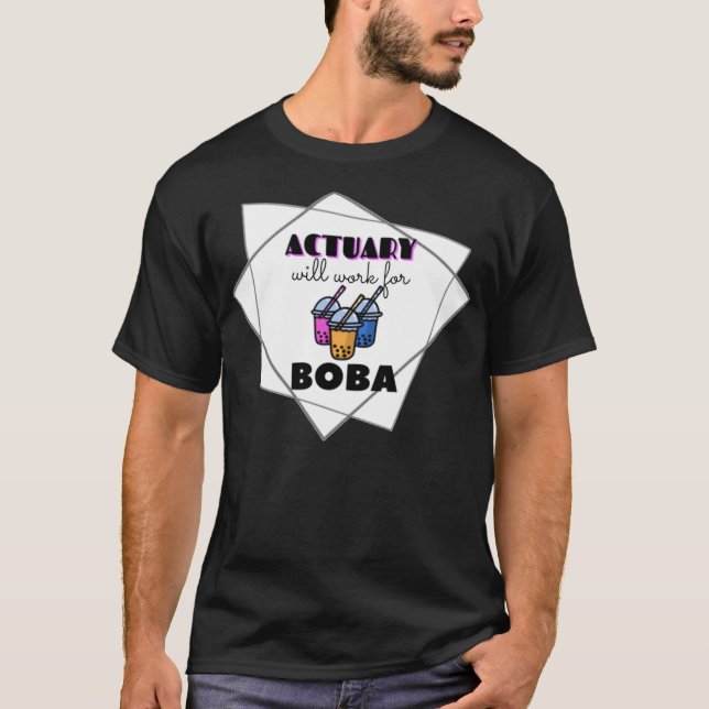 Actuary wird für BOBA Bubble Reitschule arbeiten c T-Shirt (Vorderseite)