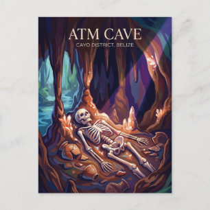 Actun Tunichil Muknal (ATM-Höhle) Belize Postkarte
