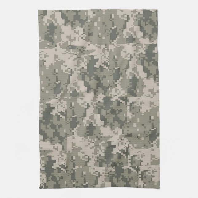 ACU Camo Camouflage Digital Kitchen Dish Towel Handtuch (Vertikal)