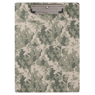 ACU Camo Tarnmuster Digitalmuster Klemmbrett