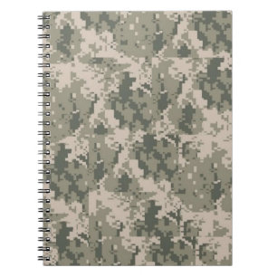 ACU Camouflage Camouflage Digital Muster Note Book Notizblock