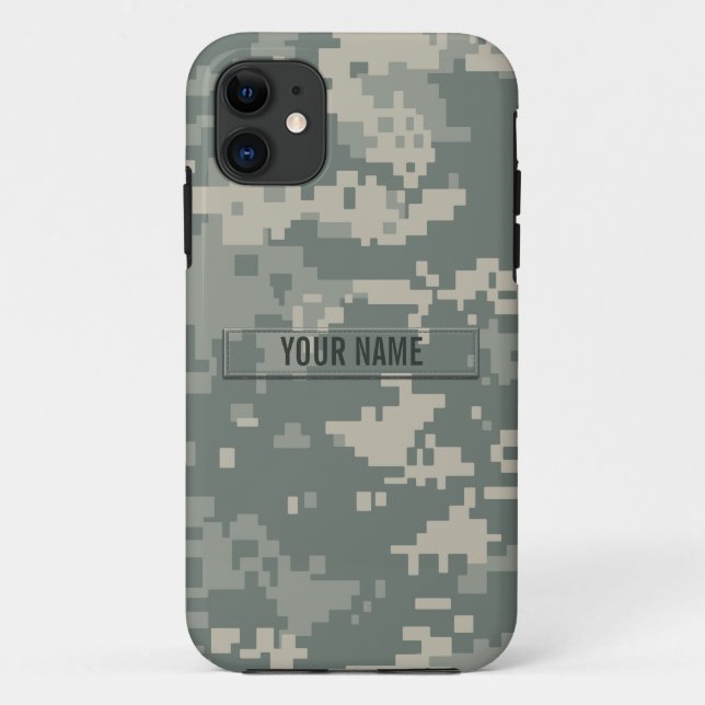 ACU Camouflage der Armee anpassbar Case-Mate iPhone Hülle (Rückseite)
