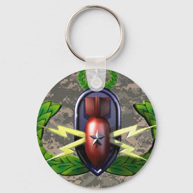 ACU EOD Abzeichen Schlüsselkette Schlüsselanhänger (Vorderseite)