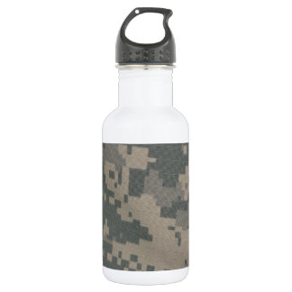 Acu Pattern Camouflage Troops Digital Art Peace Edelstahlflasche