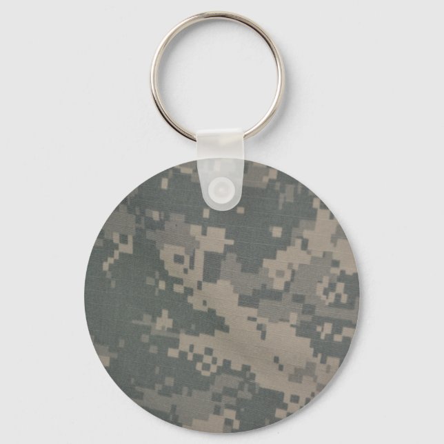 Acu Pattern Camouflage Troops Digital Art Peace Schlüsselanhänger (Vorderseite)