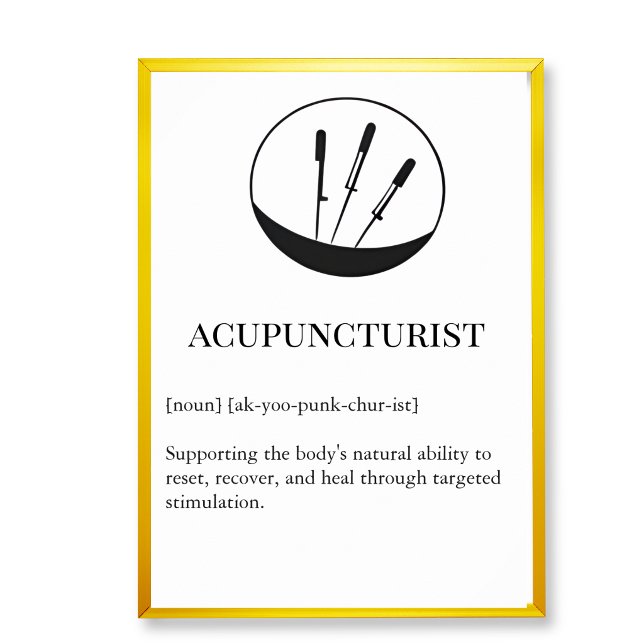 Acupuncture Healing Wall Art for Clinic Wall chart Poster (Acupucture clinic wall decor art,  acupuncture wall chart)