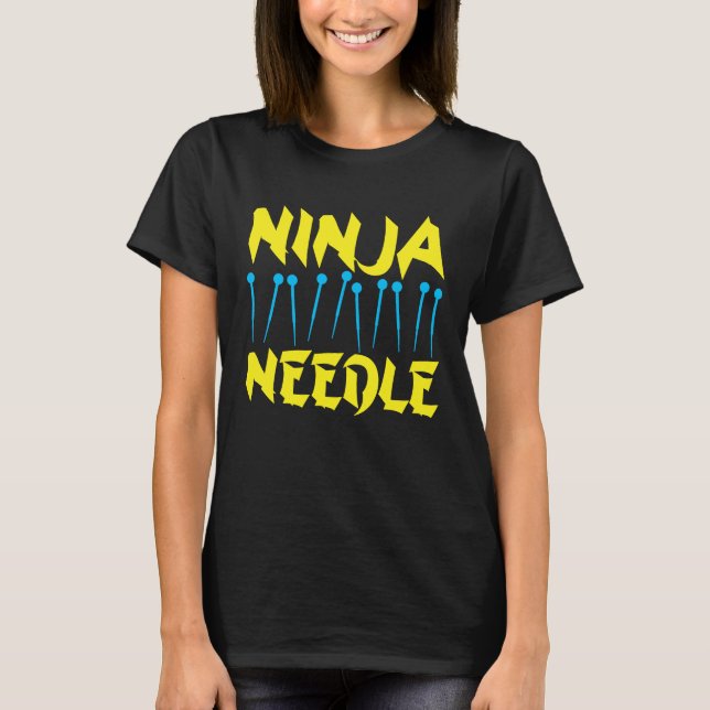Acupuncture Ninja Needle Acupuncturist Acupuncture T-Shirt (Vorderseite)