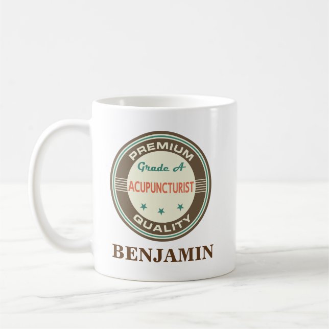 Acupuncturist-personalisiertes Kaffeetasse (Links)