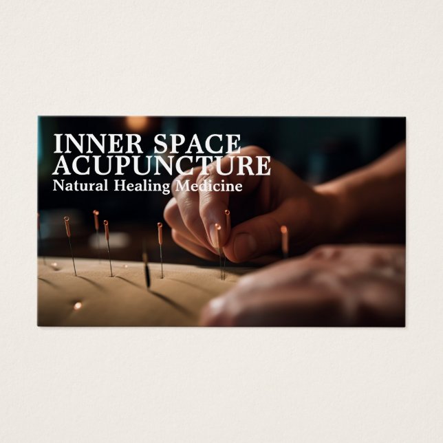 Acupuncturist Working on Client (Vorderseite)