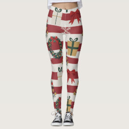 AD 004 - Digitales Weihnachtsmuster Leggings