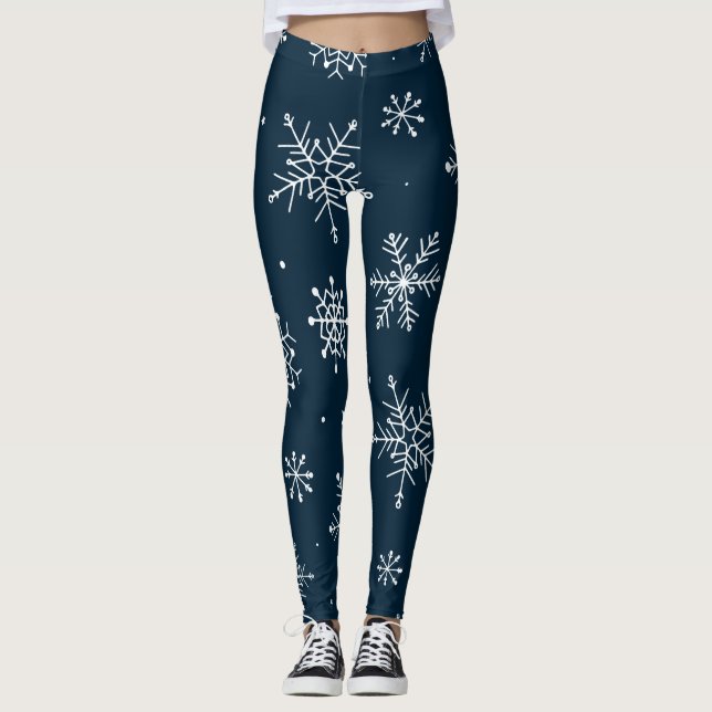 AD 007 - Digitales Weihnachtsbild Leggings (Vorderseite)