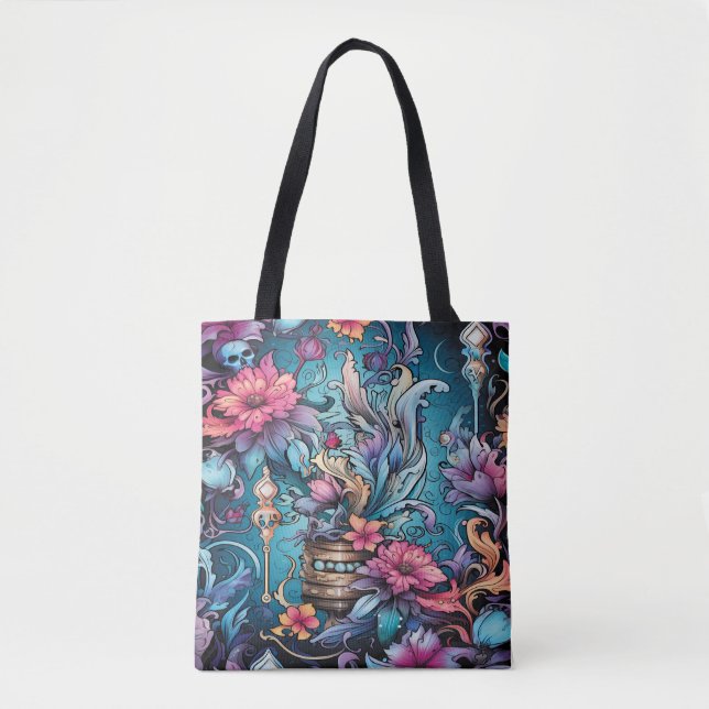 AD 018 - Florales digitales Muster (Vorderseite)