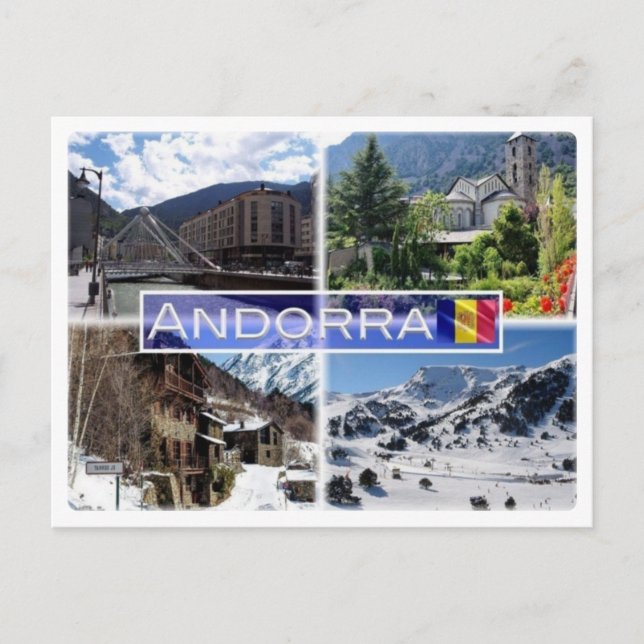AD Andorra - Berge - Postkarte (Vorderseite)