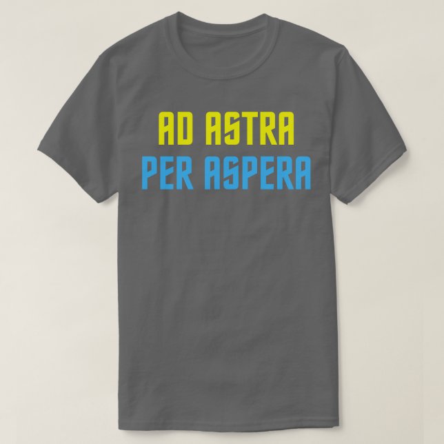 Ad Astra Per Aspera T-Shirt (Design vorne)