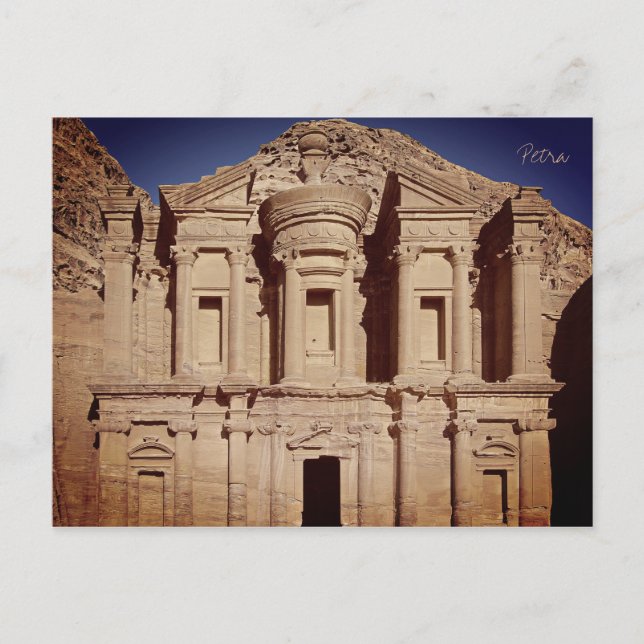 Ad Deir - Petra - Jordanien Postkarte (Vorderseite)