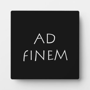 Ad Finem Fotoplatte