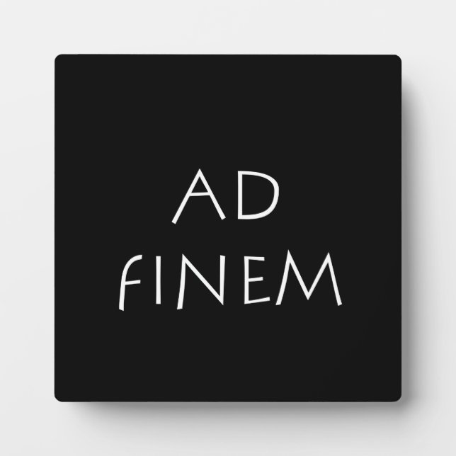 Ad Finem Fotoplatte (Vorderseite)