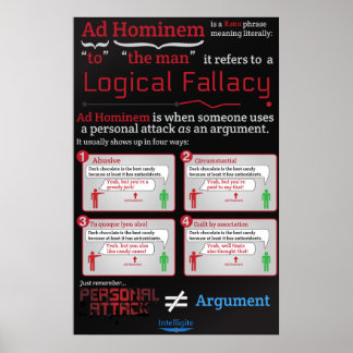 Ad Hominem Poster