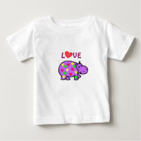 AD - Lila Shirt Hippo-Liebe