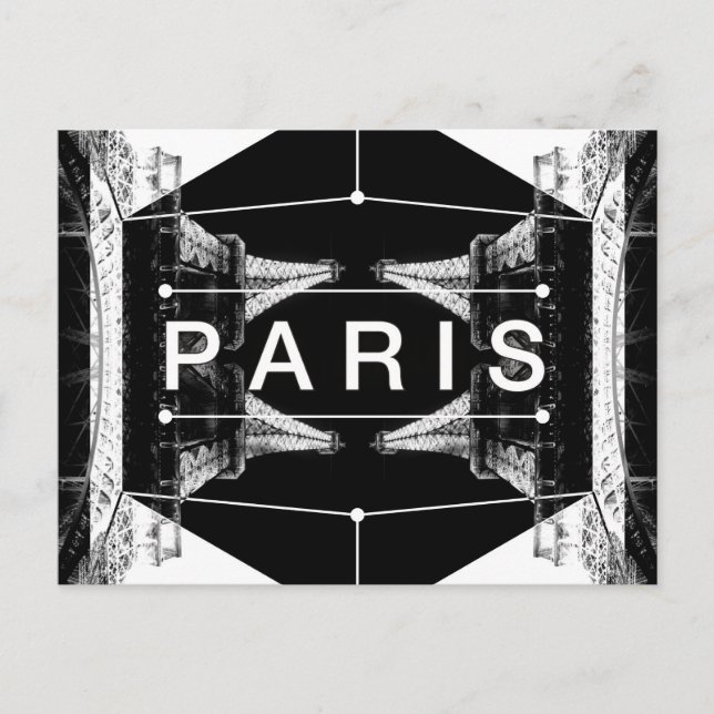 AD Paris Kaleidoskop Postkarte (Vorderseite)