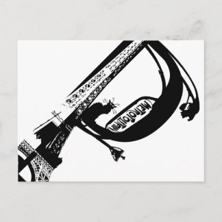 AD Paris Noir Postkarte