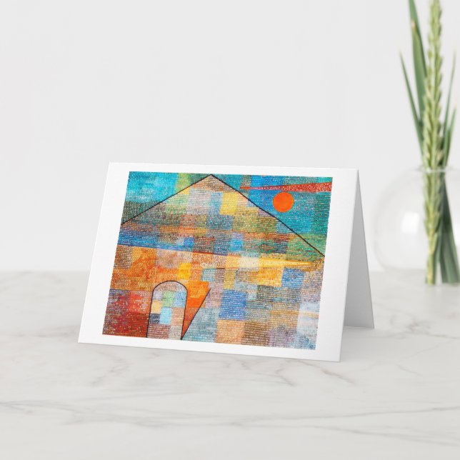 Ad Parnassum, Paul Klee Karte (Vorderseite)