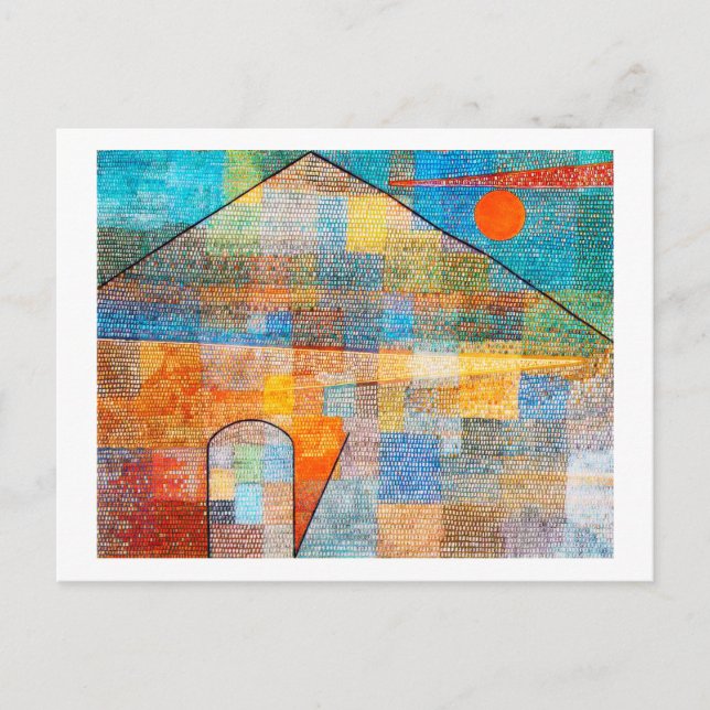 Ad Parnassum, Paul Klee Postkarte (Vorderseite)