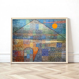 Ad Parnassum von Paul Klee, Abstrakte Kunst Poster