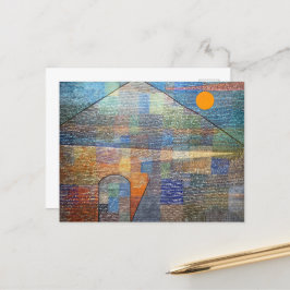 Ad Parnassum von Paul Klee, Abstrakte Kunst Postkarte