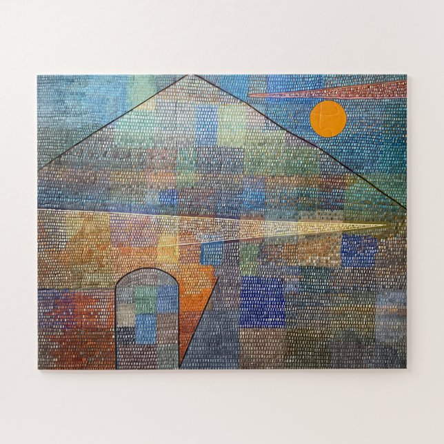Ad Parnassum von Paul Klee, Abstrakte Kunst Puzzle (Horizontal)