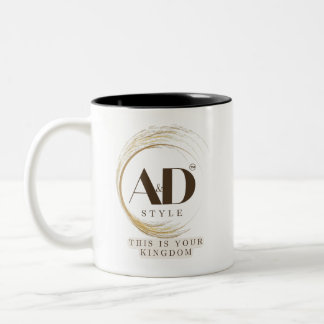 "AD Style – This Is Your Kingdom" Premium Design Zweifarbige Tasse